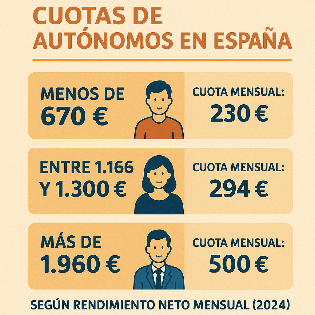 cuotas de autonomos o seguros con plan de pensiones