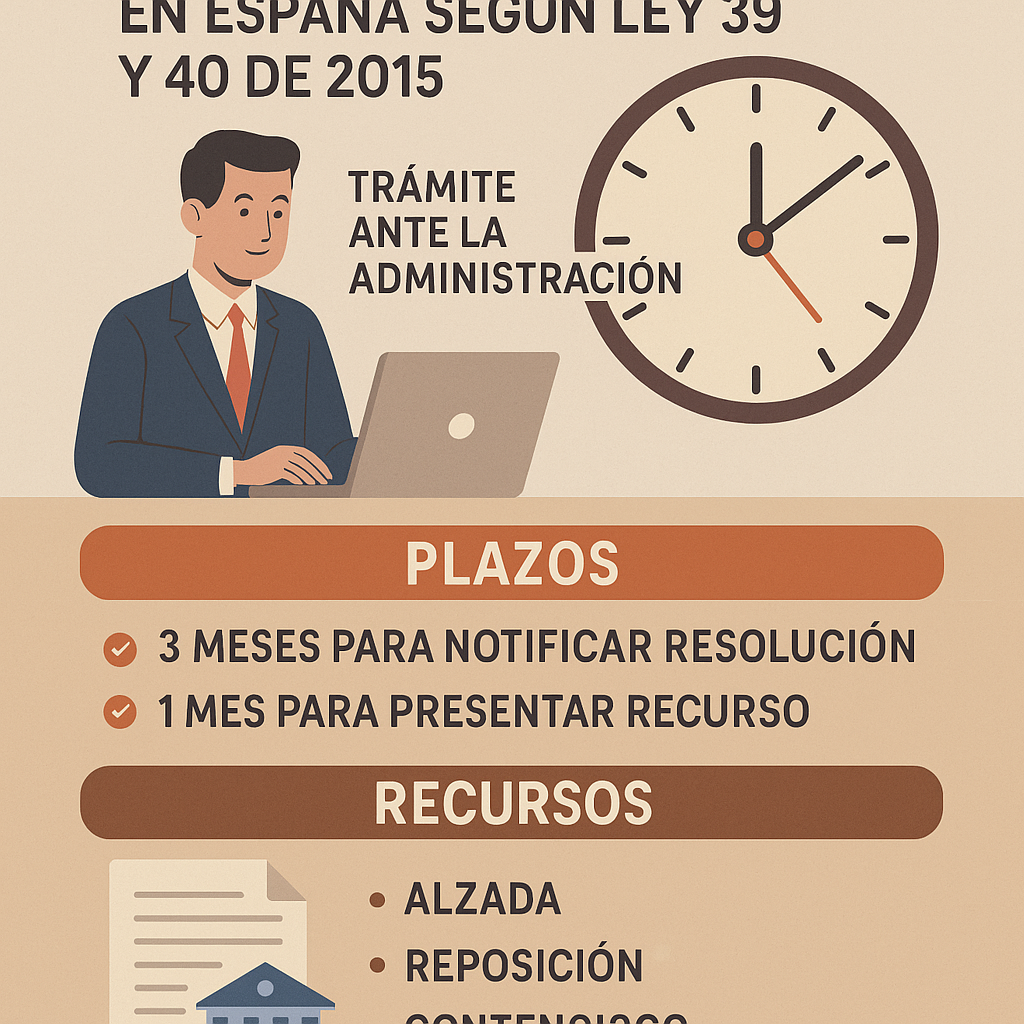 Plazos y Recursos Administrativos en España
