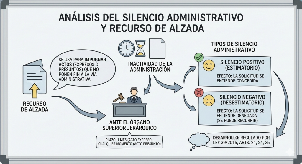 El recurso de alzada y el silencio administrativo