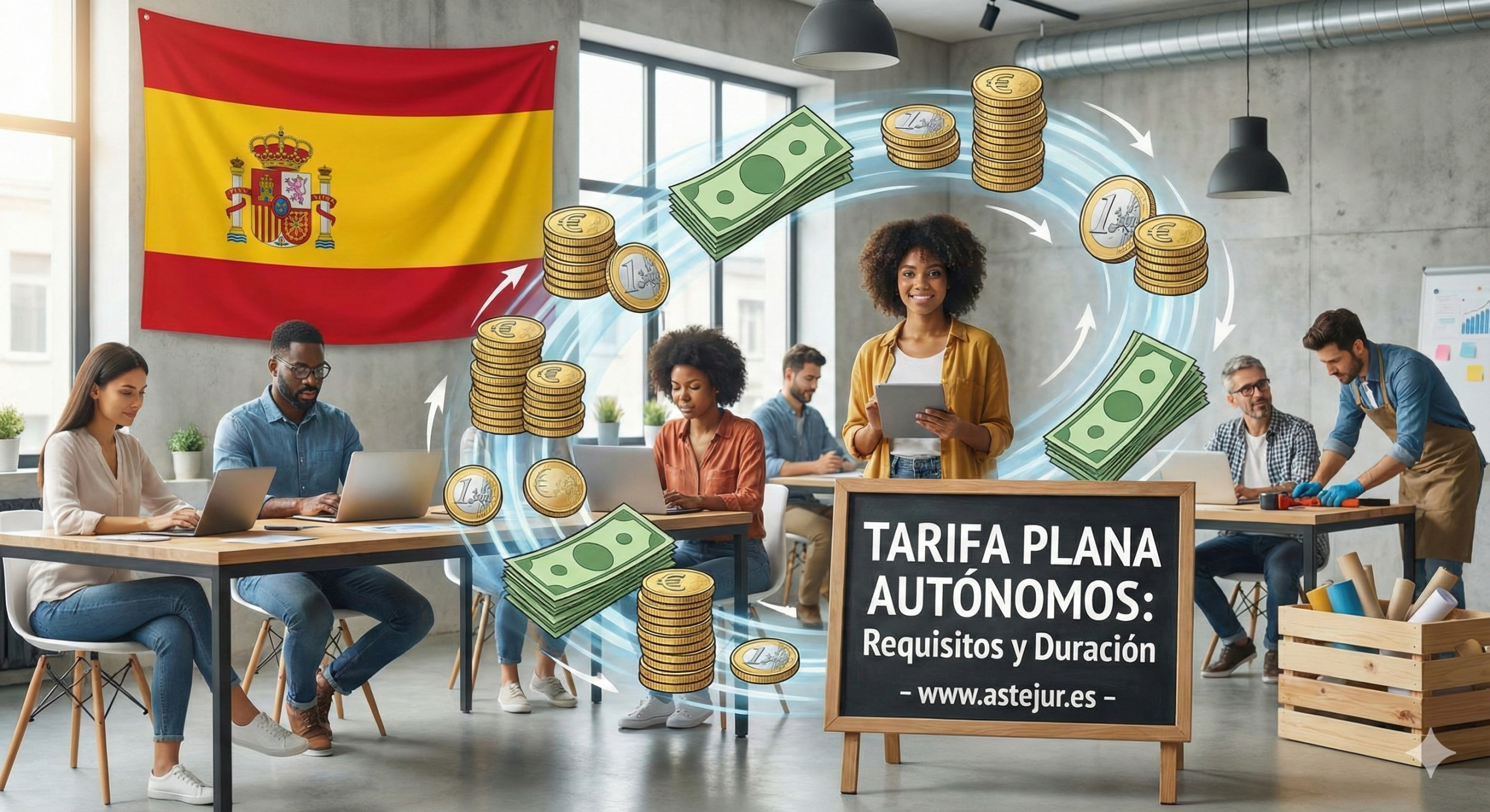 tarifa plana de autónomos en España: requisitos y Duración