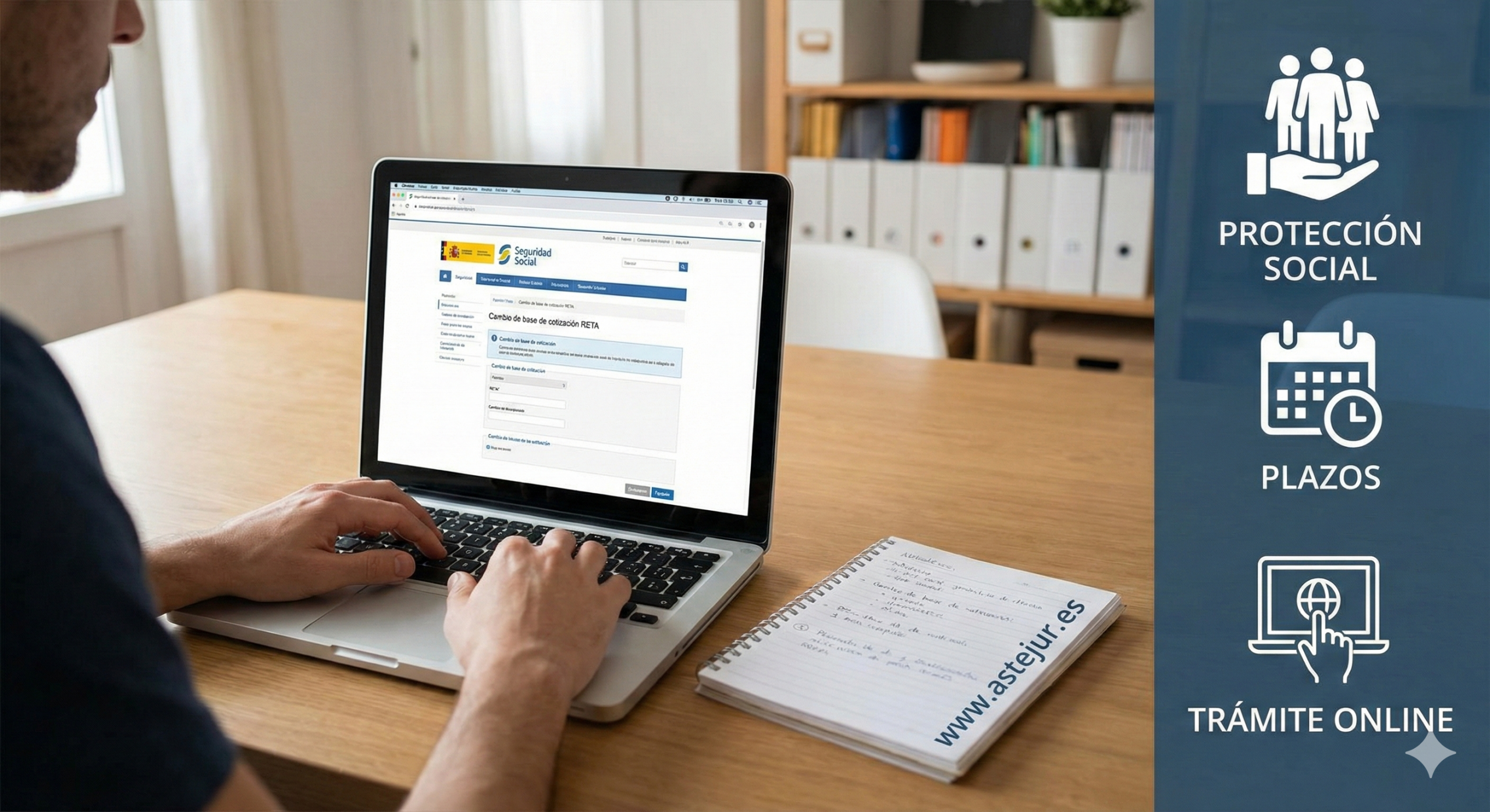 Cambiar la base de cotización de autónomos